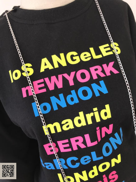 Los Angeles Zincir Detaylı Sweatshirt