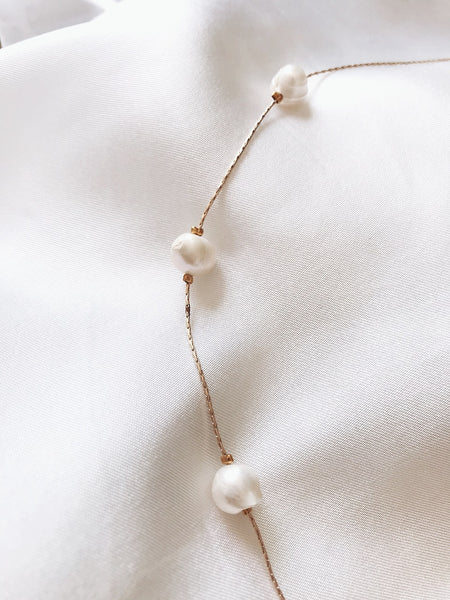 Mallorca-Halskette mit Perlen