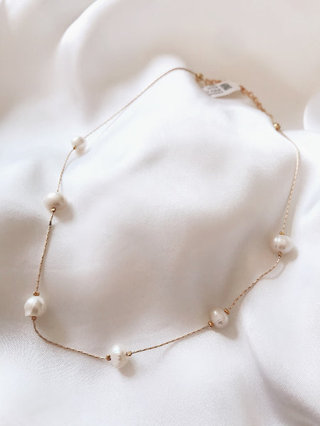 Mallorca-Halskette mit Perlen
